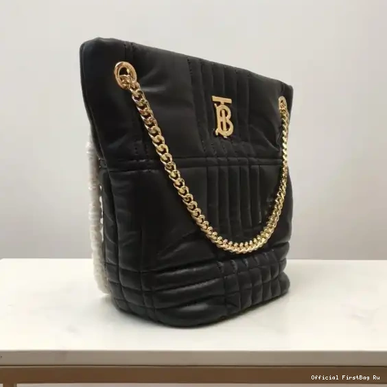 Official FirstBag Ru Lola Bucket Quilted Lambskin Bag Small BURBERRY 0519